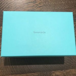 Tiffany & Co empty blue box